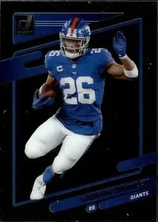 2021 Clearly Donruss #37 - Saquon Barkley - New York Giants