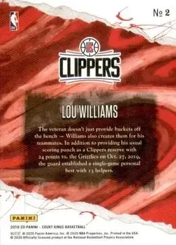 Back of Lou Williams