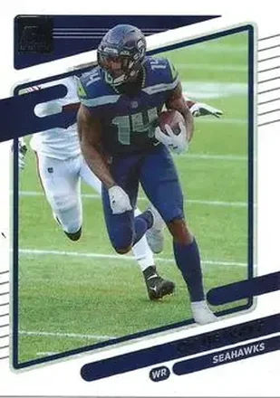 2021 Clearly Donruss #43 - DK Metcalf - Seattle Seahawks