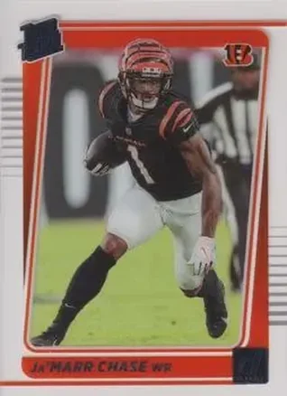 2021 Clearly Donruss #63 - Ja’Marr Chase - Cincinnati Bengals