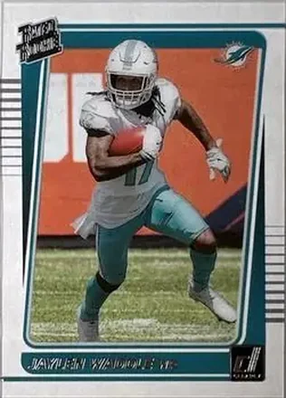 2021 Clearly Donruss #64 - Jaylen Waddle - Miami Dolphins