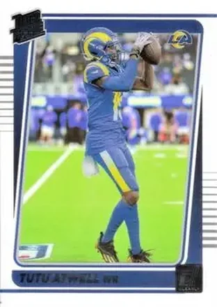2021 Clearly Donruss #73 - Tutu Atwell - Los Angeles Rams