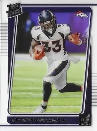 2021 Clearly Donruss #75 - Javonte Williams - Denver Broncos