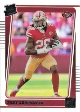 2021 Clearly Donruss #79 - Trey Sermon - San Francisco 49ers