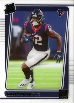 2021 Clearly Donruss #80 - Nico Collins - Houston Texans