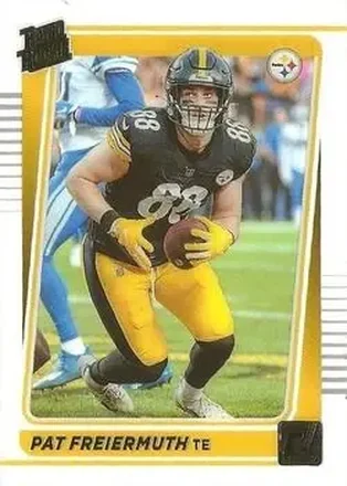 2021 Clearly Donruss #81 - Pat Freiermuth - Pittsburgh Steelers