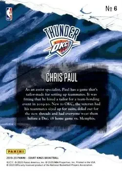 Back of Chris Paul