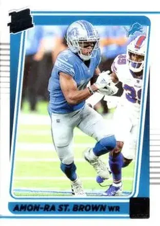2021 Clearly Donruss #84 - Amon-Ra St. Brown - Detroit Lions