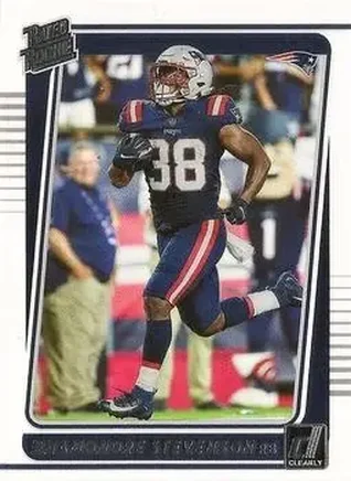 2021 Clearly Donruss #86 - Rhamondre Stevenson - New England Patriots