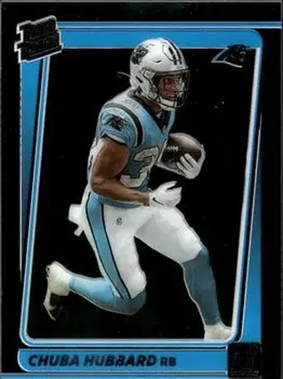 2021 Clearly Donruss #87 - Chuba Hubbard - Carolina Panthers