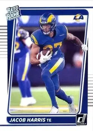 2021 Clearly Donruss #90 - Jacob Harris - Los Angeles Rams