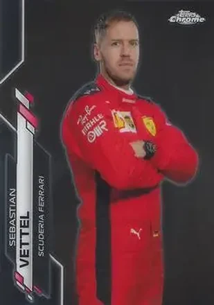 2020 Topps Chrome Formula 1 #3a - Sebastian Vettel - Scuderia Ferrari