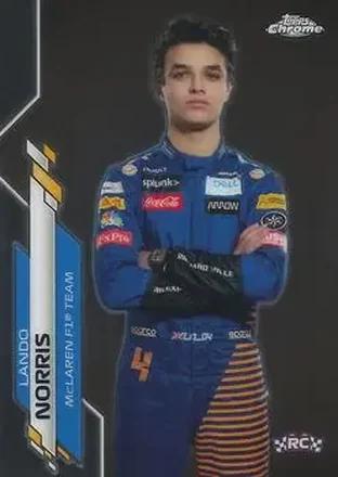 2020 Topps Chrome Formula 1 #7a - Lando Norris - McLaren F1