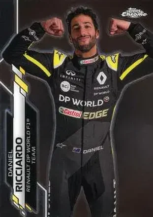 2020 Topps Chrome Formula 1 #9 - Daniel Ricciardo - Renault DP World F1