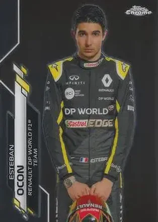 2020 Topps Chrome Formula 1 #10a - Esteban Ocon - Renault DP World F1