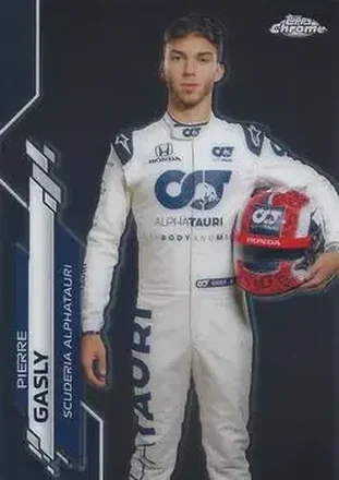 2020 Topps Chrome Formula 1 #11a - Pierre Gasly - Scuderia AlphaTauri