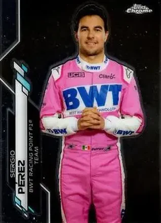 2020 Topps Chrome Formula 1 #13 - Sergio Perez - BWT Racing Point F1