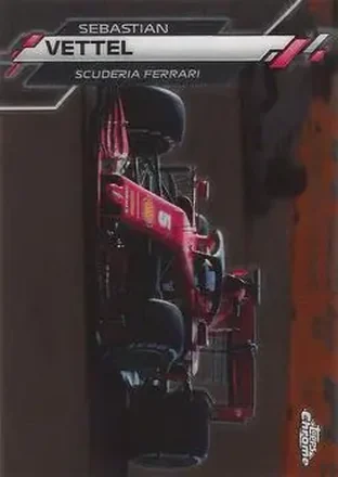 2020 Topps Chrome Formula 1 #23 - Sebastian Vettel - Scuderia Ferrari