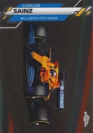 2020 Topps Chrome Formula 1 #28 - Carlos Sainz - McLaren F1