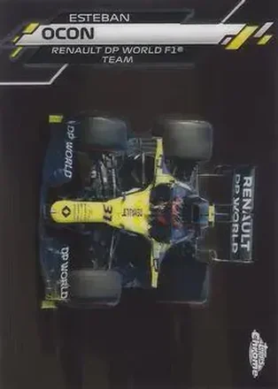 2020 Topps Chrome Formula 1 #30 - Esteban Ocon - Renault DP World F1