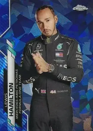 2020 Topps Chrome Sapphire Edition Formula 1 #1a - Lewis Hamilton - Mercedes-AMG Petronas F1
