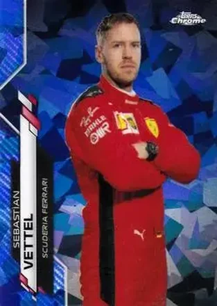 2020 Topps Chrome Sapphire Edition Formula 1 #3a - Sebastian Vettel - Scuderia Ferrari