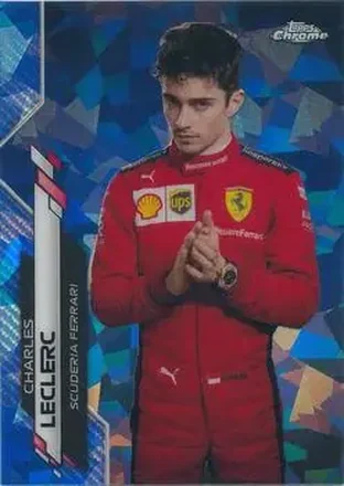 2020 Topps Chrome Sapphire Edition Formula 1 #4a - Charles Leclerc - Scuderia Ferrari