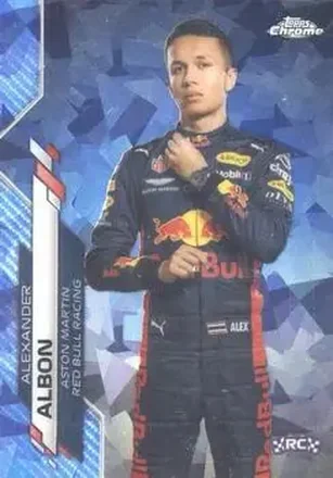 2020 Topps Chrome Sapphire Edition Formula 1 #5a - Alex Albon - Red Bull Racing