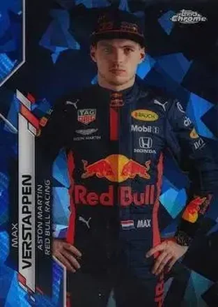 2020 Topps Chrome Sapphire Edition Formula 1 #6a - Max Verstappen - Red Bull Racing