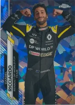 2020 Topps Chrome Sapphire Edition Formula 1 #9 - Daniel Ricciardo - Renault DP World F1