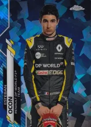2020 Topps Chrome Sapphire Edition Formula 1 #10a - Esteban Ocon - Renault DP World F1