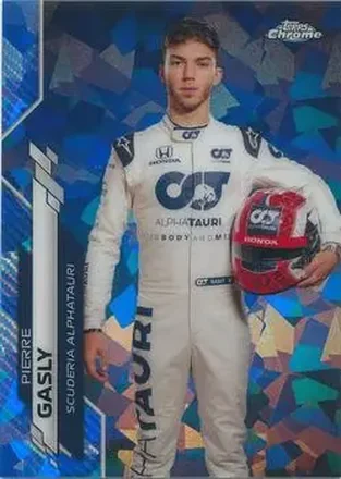 2020 Topps Chrome Sapphire Edition Formula 1 #11a - Pierre Gasly - Scuderia AlphaTauri