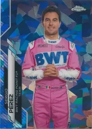 2020 Topps Chrome Sapphire Edition Formula 1 #13 - Sergio Perez - BWT Racing Point F1