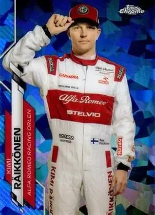 2020 Topps Chrome Sapphire Edition Formula 1 #15 - Kimi Räikkönen - Alfa Romeo F1 Team