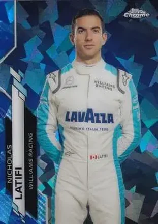 2020 Topps Chrome Sapphire Edition Formula 1 #20 - Nicholas Latifi - Williams Racing