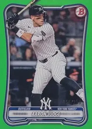 2026 Bowman - Neon Green #1 - Aaron Judge - New York Yankees