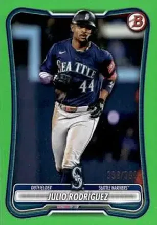 2026 Bowman - Neon Green #5 - Julio Rodríguez - Seattle Mariners