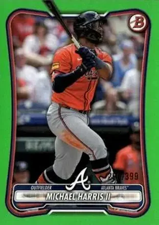 2026 Bowman - Neon Green #21 - Michael Harris II - Atlanta Braves