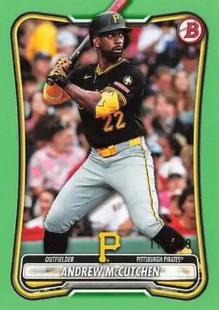 2026 Bowman - Neon Green #22 - Andrew McCutchen - Pittsburgh Pirates