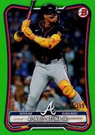 2026 Bowman - Neon Green #23 - Ronald Acuña Jr. - Atlanta Braves
