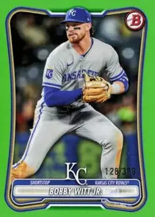 2026 Bowman - Neon Green #25 - Bobby Witt Jr. - Kansas City Royals