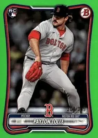 2026 Bowman - Neon Green #26 - Payton Tolle - Boston Red Sox