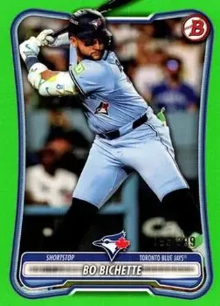 2026 Bowman - Neon Green #27 - Bo Bichette - Toronto Blue Jays