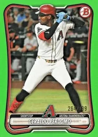 2026 Bowman - Neon Green #29 - Geraldo Perdomo - Arizona Diamondbacks