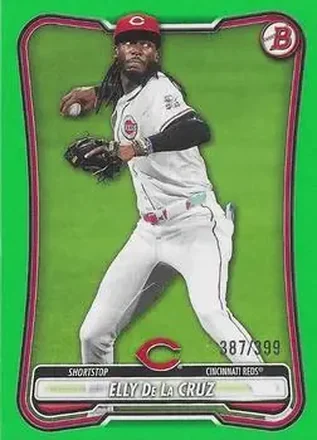 2026 Bowman - Neon Green #44 - Elly De La Cruz - Cincinnati Reds