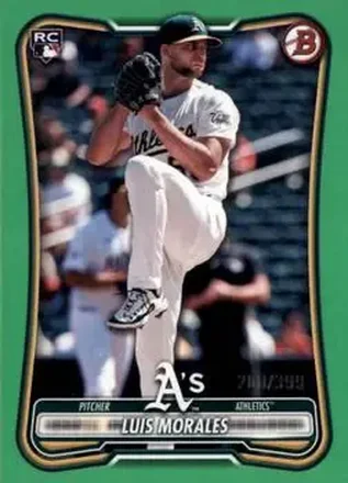 2026 Bowman - Neon Green #49 - Luis Morales - Athletics