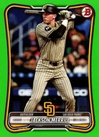 2026 Bowman - Neon Green #50 - Jackson Merrill - San Diego Padres