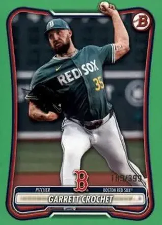 2026 Bowman - Neon Green #51 - Garrett Crochet - Boston Red Sox