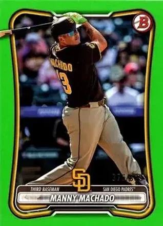 2026 Bowman - Neon Green #60 - Manny Machado - San Diego Padres