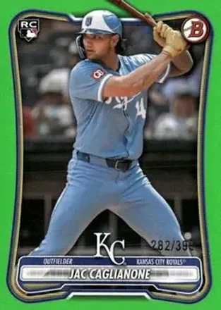 2026 Bowman - Neon Green #75 - Jac Caglianone - Kansas City Royals
